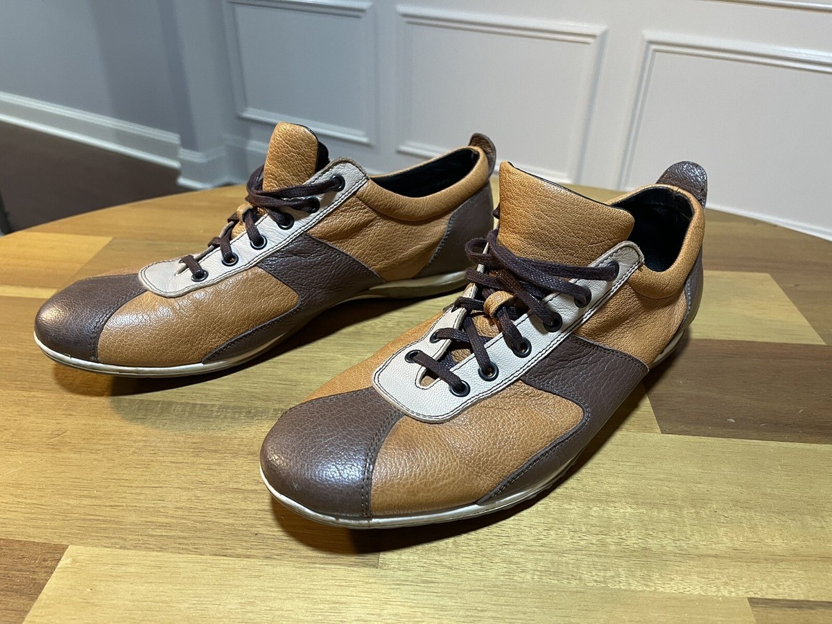 Paul Fredrick Brown Leather and Beige 
Men’s Shoes NWOT Paul Fredrick Men main image 3