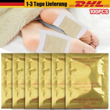 100er Detox Entgiftung Entschlackung Vitalpflaster Fusspflaster Bambus Foot Pad~