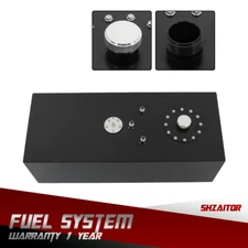 1 PCS 15 Gallon 60L Slim Race Drift Fuel Cell Gas Tank+level Sender Aluminum