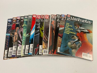 MANHUNTER #1 2 3 4 7 9 10 13 18 23 24 26 31 38 (DC/2004/0625487) LOT OF 14