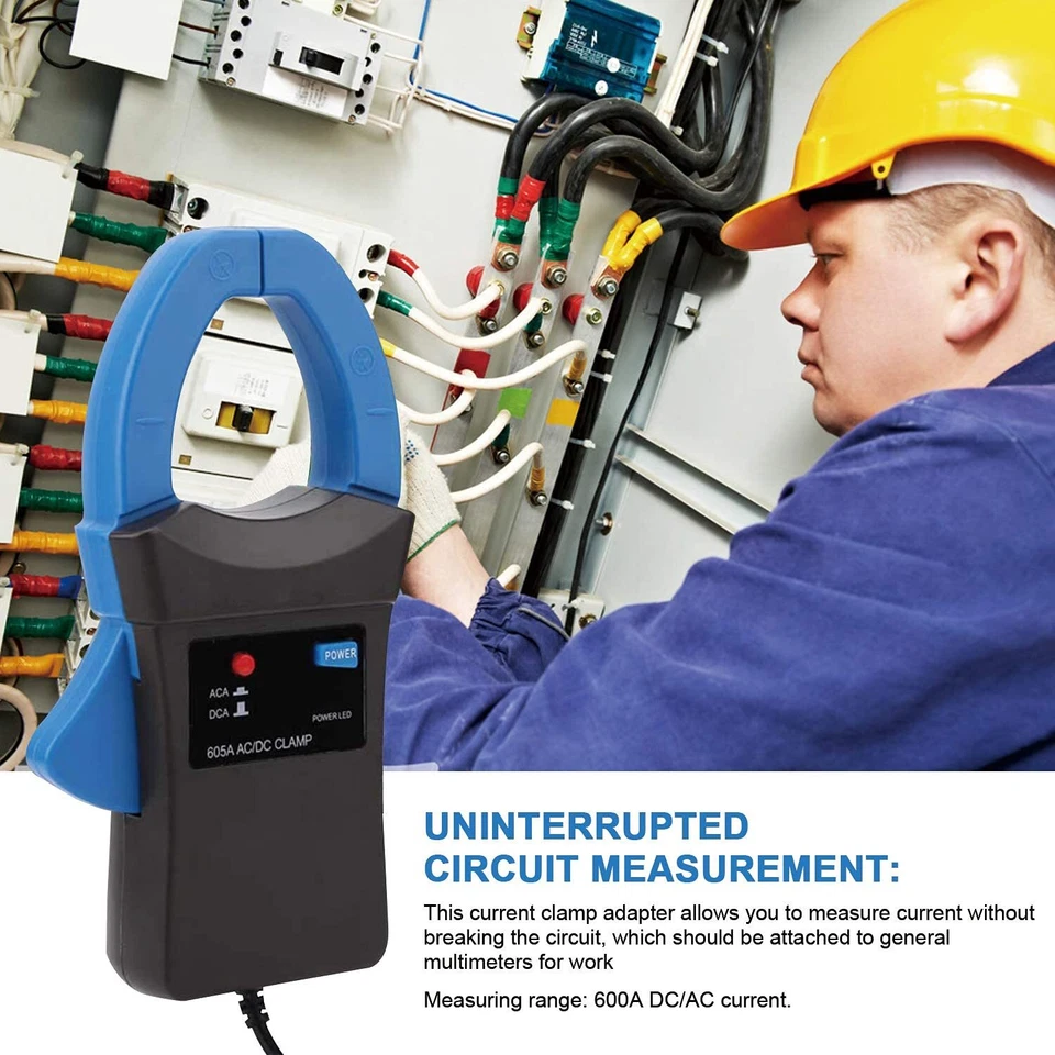 BTMETER Echt-Effektivwert-Messgerät Multimeter 750VAC Kapazität mit Adapter 600a - Bild 4 von 4