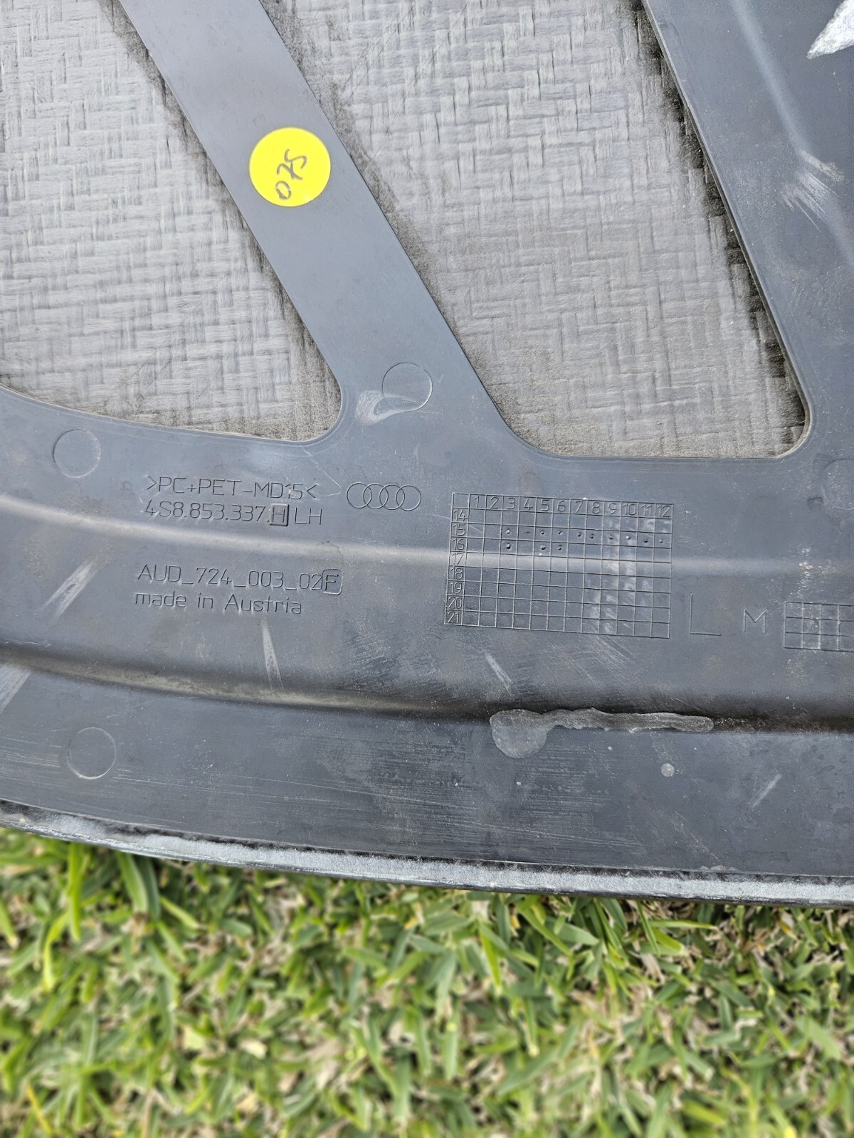 Audi R8 Driver Carbon Fiber Cover Panel