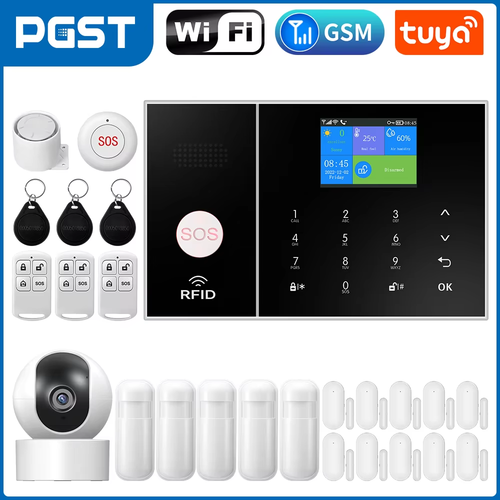 Smart Life Alarm System for Home WIFI GSM Security Alarm Host with Door and Moti - Picture 19 of 20