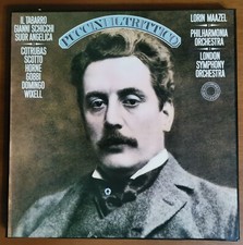 PUCCINI - IL TRITTICO - CBS MASTERWORKS 1978. 3 Vinili LP 33 Giri Da Collezione.