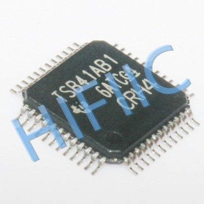 1PCS TSB41AB1 IEEE 1394a-200 ONE-PORT CCABLE TRANNS CEIVER ARBITER QFP48 #W5*