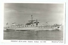 Warship Boat Gabon President Leon M Ba