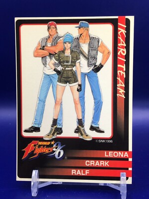 Leona Clark Ralf The King of Fighters KOF '96 SNK Trading Card