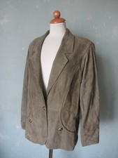 Trachtenlederjacke Jacke Lederjacke schlamm butterweich Größe 38 M