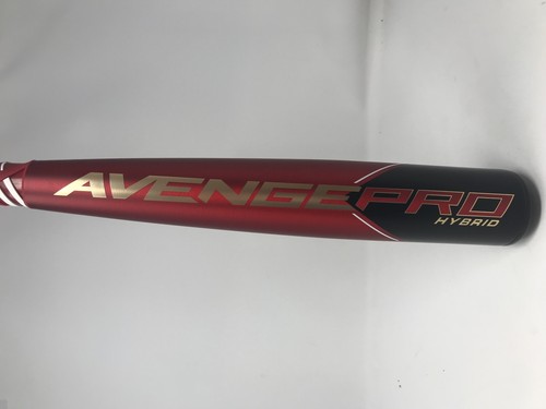 Axe Bat 2023 Avenge Pro Hybrid BBCOR Baseballschläger (-3) – 3-teilige Legierung/Composite, Rot/Schwarz/Gold