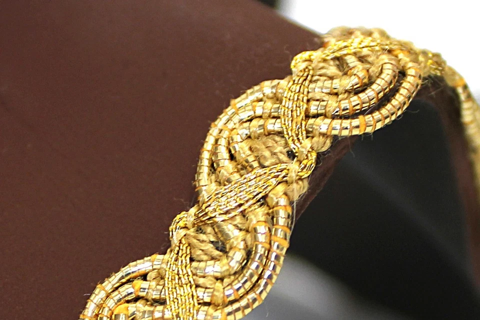 VENETIAN Masquerade Mask Colombina Nera brown handcrafted Made in Venice Italy - Image 3 of 3