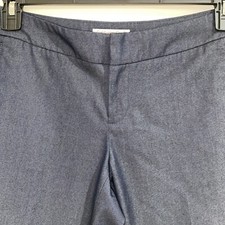 Coldwater Creek River Fit Ankle Pant Size 6 Inseam 26" Blue