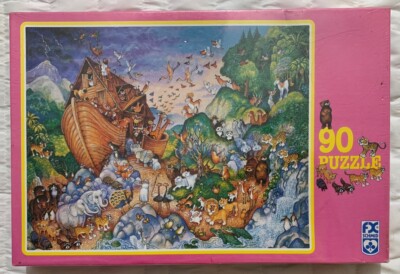VTG 1991 Arche Noah Two by Two 90 Puzzle By FX Schmid New Sealed