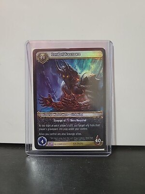 World Of Warcraft TCG Lord Of Icecrown Foil Rare Employee Exclusive Promo