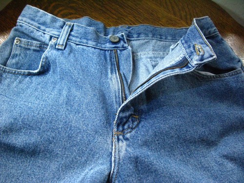 Kids Wrangler Jeans Husky Med Wash Adj Waist St Leg 100% Cotton Sz 14 Mexico - Picture 5 of 12