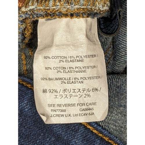 J. Crew Womens Size 26 Pockets Toothpick Skinny Denim Blue Jeans - Picture 6 of 12