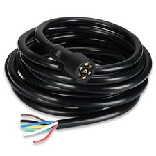 24ft 7 Pin Trailer Plug Extension Cord Cable 7 Way Trailer Wiring Harness