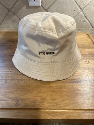 Steve Madden Bucket Hat, One Size, Light Tan, NWOT