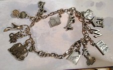 Pulsera colgante Krystal Kidz tono plata compras #33 animales de cocina