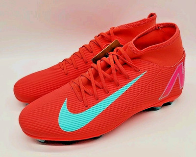 Men\'s Size 12 Nike Superfly 10 Club FG MG Ember Red Soccer Cleats NEW Nike Zoom Superfly 10 Academy FG/MG Soccer Cleats (Ember  main image 4