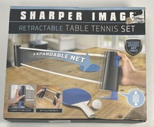 Sharper Image Retractable Table Tennis Set - Open Box Complete