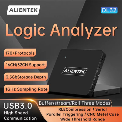 Logic Analyzer DL32 32Channels USB3.0 Protocol Debug Protocol Decoding Software 