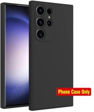 Lightweight Black TPU Slim Case for Samsung Galaxy S25 Ultra, Snug Fit, Drop-Res