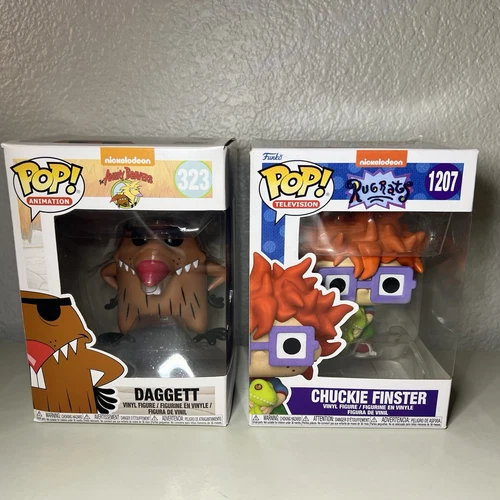 Funko Pop! Nickelodeon Lot The Angry Beavers DAGGETT #323 CHUCKIE FINSTER #1207