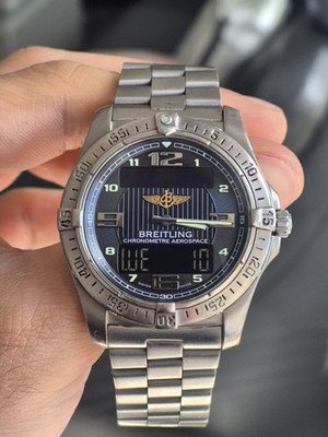 Breitling Aerospace graues Zifferblatt Herrenuhr - E79362