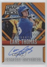 2014 Panini Prizm Perennial Draft Picks Orange 1/60 Lane Thomas #79 Auto 4fb
