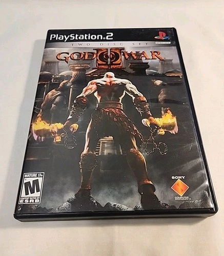 God of War II PlayStation 2 PS2  2 Disc Set W/ Game Pamphlet + Registration Card