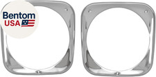 Headlight Bezel Chrome Pair For Chevrolet K10 Pickup Truck 1964-1966 Headlight Bezel Chrome Pair For Chevrolet K10 Pickup Truck 1964-1966