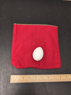 EGG BAG Magic Trick Red Felt Nice Egg