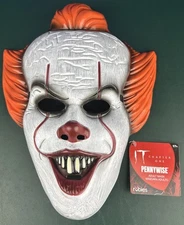 Rubies Clown Pennywise Clown IT Mask Only OSFA Brand New With Tags Horror Mask