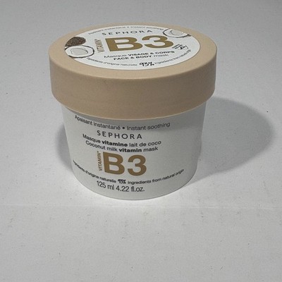 Sephora Instant Soothing Coconut Milk Mask Vitamin B3 4.22 fl. oz 125ml VHTF