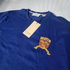 Scotch & Soda Amsterdam Couture Graphic logo T Shirt Men's MEDIUM Tee NWT $48