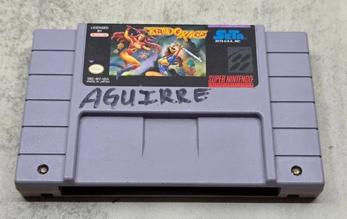 Kendo Rage (Super Nintendo SNES, 1993) Authentic Cartridge Only TESTED