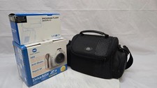 Konica Minolta DiMAGE Z3 Camera w/ Flash,Charger,Optika Lenses,Filters,Bag WORKS