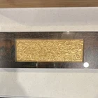 Mint of MK Gold Gilded Silver Decorative Bar Collectible 2024 w/ Display Case