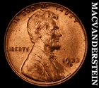 1933-D Lincoln Cent- Red- Choice Gem Brilliant Uncirculated+++ Luster #J7487