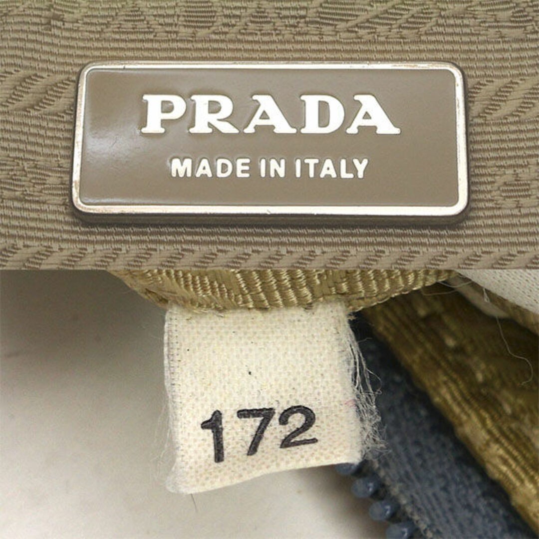 PRADA 2WAY bag hand shoulder tessuto green BT0413 brand used 0990014934 thumbnail 5