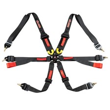 Zamp Harn03f003 6 Point Race Seat Harness 32 Inch Black Fia Zamp Harn03f003 6 Point Race Seat Harness 32 Inch Black Fia