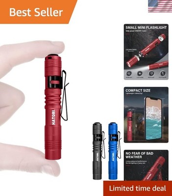 Pocket-Sized 150 Lumens Water-Resistant LED Flashlight   Perfect for Emergencies