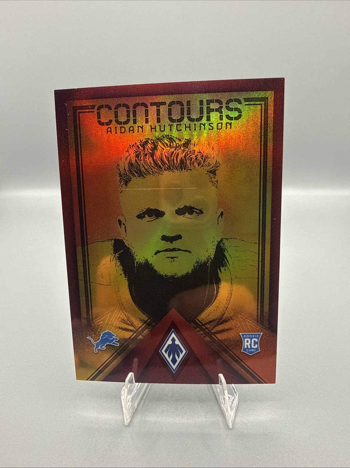 Aidan Hutchinson Panini Phoenix Contours #CT20 Red