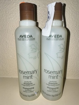 2 Aveda Purifying Shampoo Rosemary Mint 8.5 fl oz Ea.