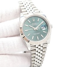 Rolex 126334 Datejust 41 with Mint Green Dial on Jubilee
