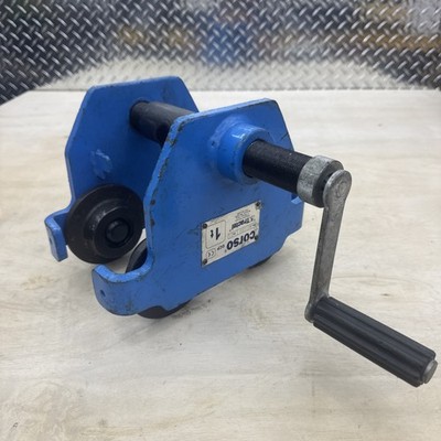 Tractel Corso 1 Ton Screw Adjustable Rolling Beam Clamp