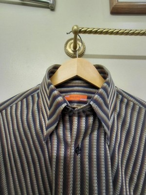 New! Ultimate Clubbing Shirt! Exquisite Equilibrio Men's Large! See Close Photos