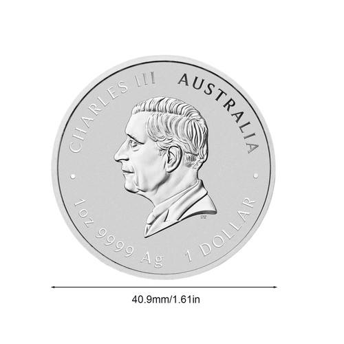 Australia 1 $2025 patrón EMU 1 OZ plata 9999 Perth como nuevo BU - Imagen 5 de 5