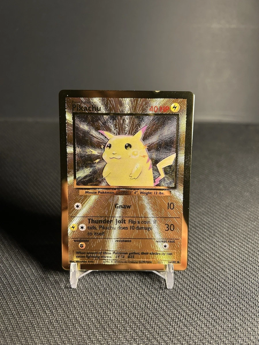 Pikachu Pokémon TCG Metal English Collectible Individual Card