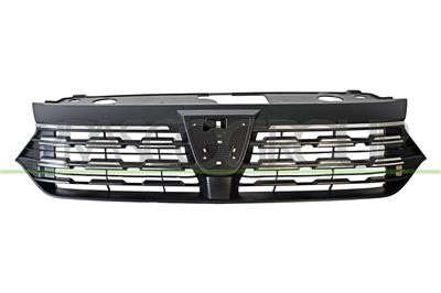 Grille avant grainée inserts chromés Sandero 2020 rénovation auto